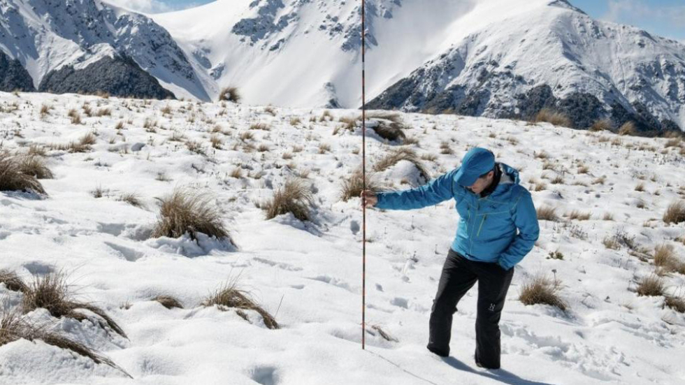 snowpack measuring - 16x9